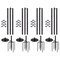 Newhouse Lighting 9 ft. 8 in. Outdoor String Light Poles for Outside Lights for Garden, Patio and Backyard Decor, 4PK NHSLP-4P - alternate 1
